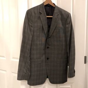 Banana Republic Gray Suit, Jacket Size 40R Pant Size 32x 32
